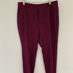 Purple banana Republic Ryan curvy fit pants